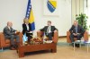 Chairmen of the Foreign Trade and Customs Committee and the Finance and Budget Committee of the House of Representatives, Šemsudin Mehmedović and Predrag Kožul, meet with the Ambassador of the Republic of Argentina to BiH